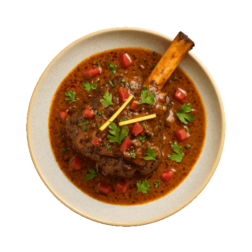 Satay with peanut sauce and nasi impit for New Year’s buffet in Johor Bahru