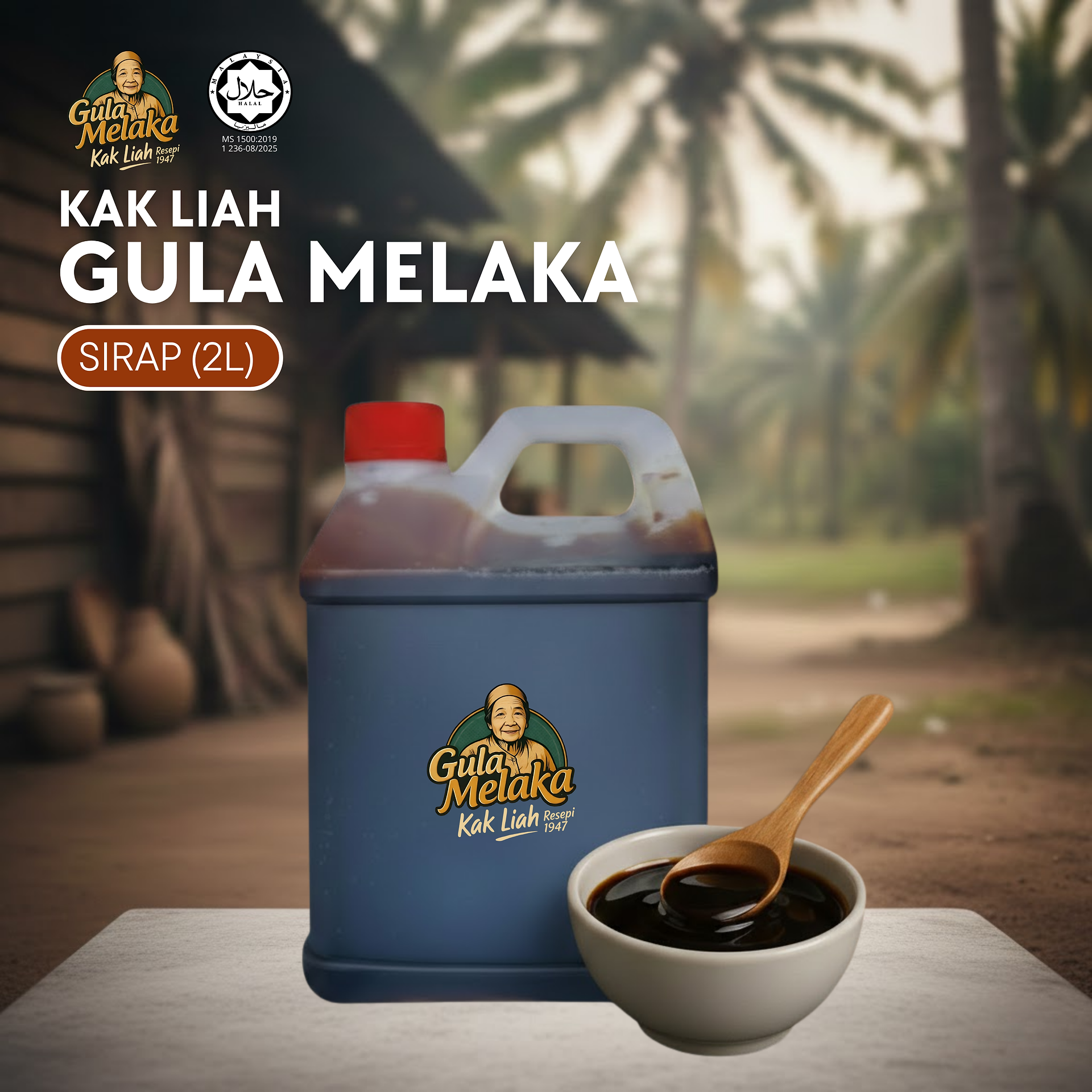 Original gula Melaka for homemade ice cream