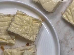 High Protein Cheesecake Bars