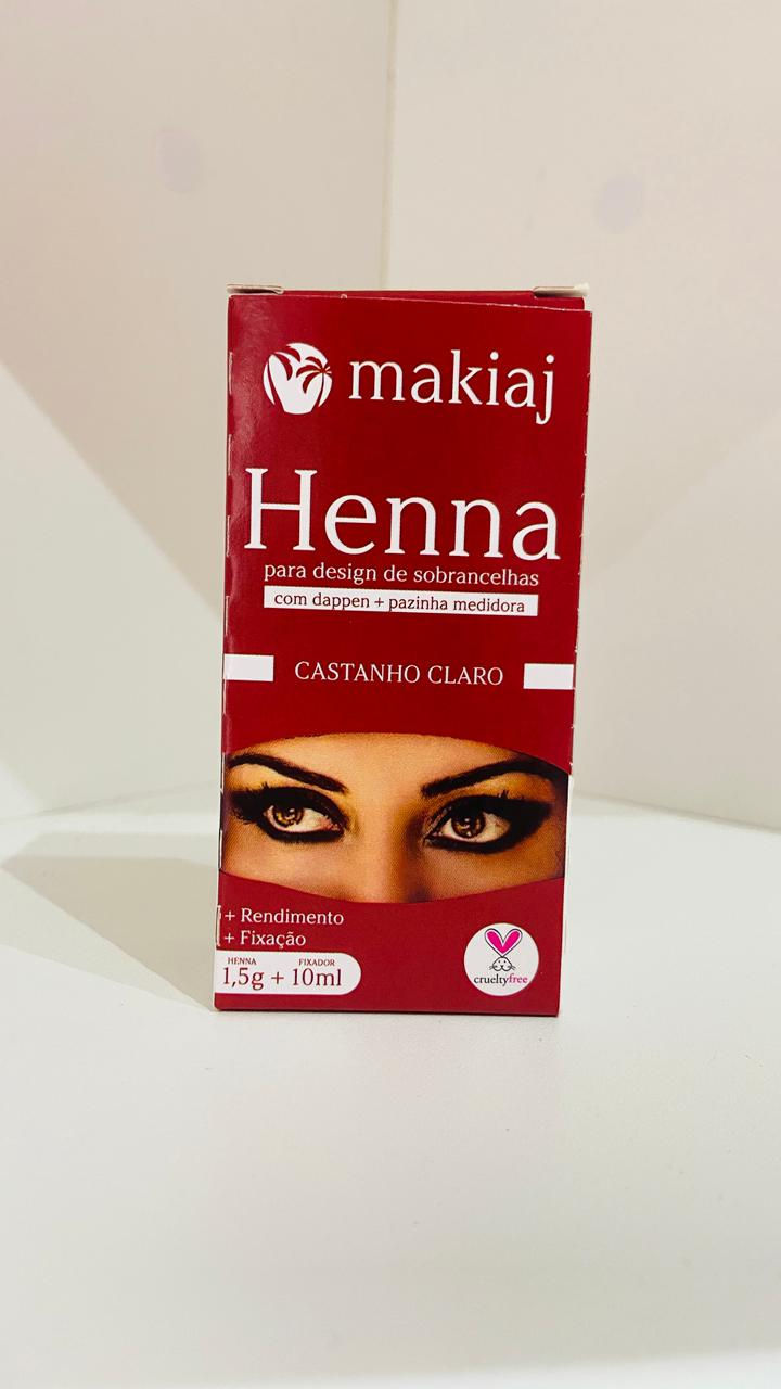 Henna - Para Desing de Sobrancelhas
