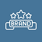 Brand award with three stars