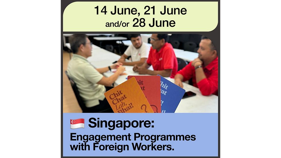 ENGAGEMENT PROGRAMME W MIGRANT AND DOMESTIC WORKERS (JUNE)