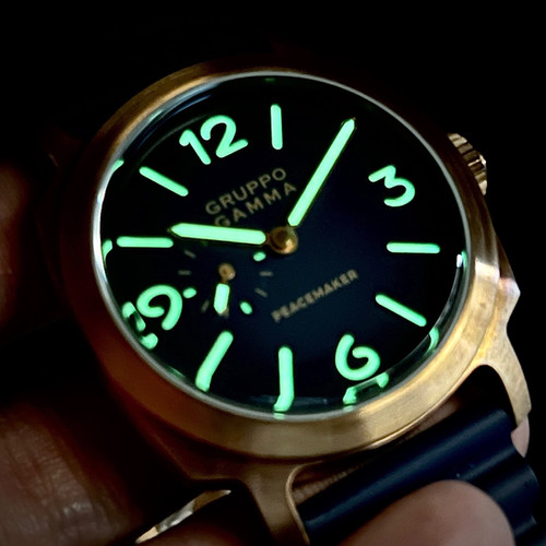 Gruppo Gamma Peacemaker Uomini Gamma Panerai Gruppo Gamma Peacemaker Bronze  PN-20 Cortez Watches
