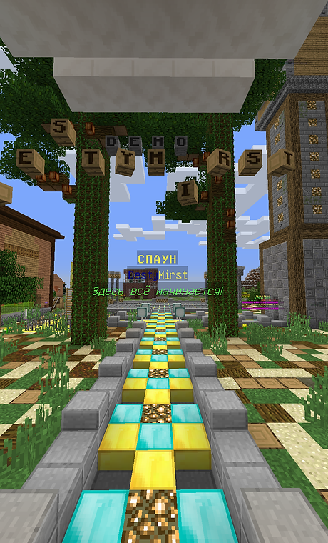 Вид со спауна.