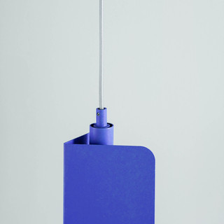 Blue Metal Lamp