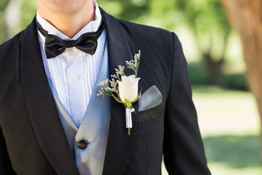 man in tuxedo