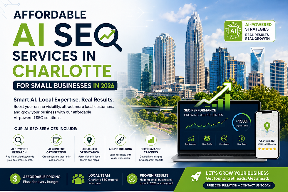 Affordable AI SEO Services in Charlotte for Small Businesses in 2026
