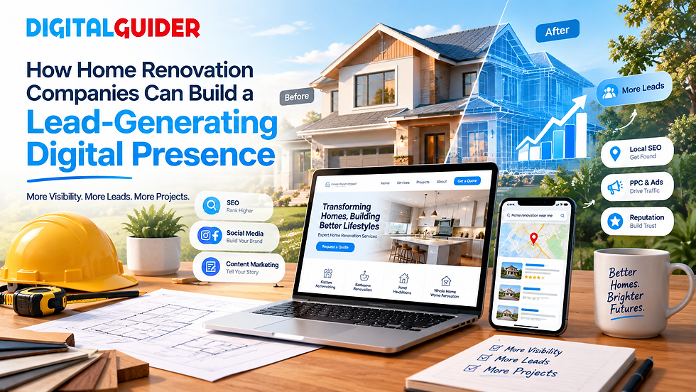 Digital marketing for home remodeling