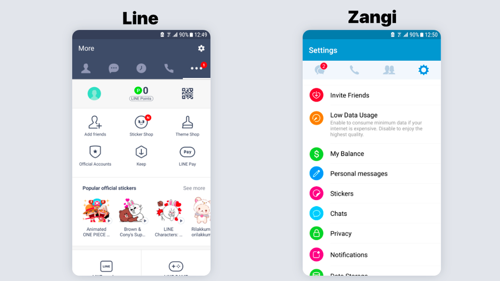 Line vs Zangi – Which One You Should Choose [Infographic]