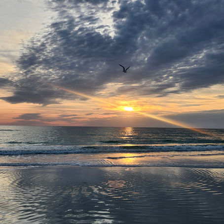 Florida Beach Sunset at Siesta Key Beach by Beach Wedding Deals.