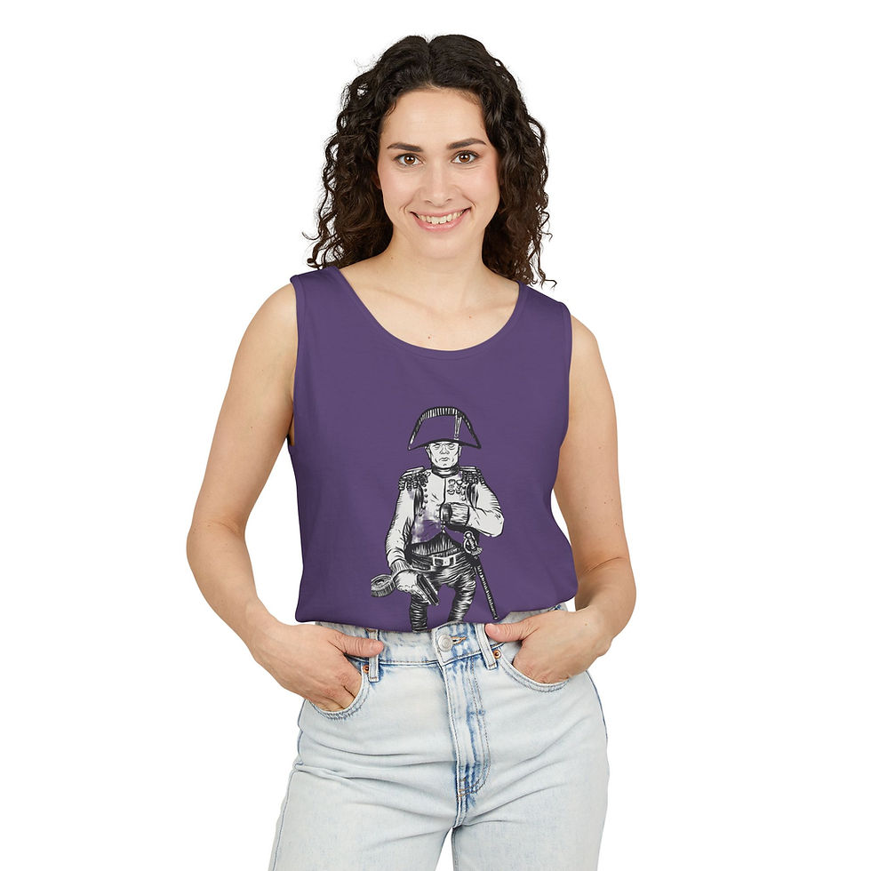 Thumbnail: Unisex Garment-Dyed Tank Top "Napoleon"