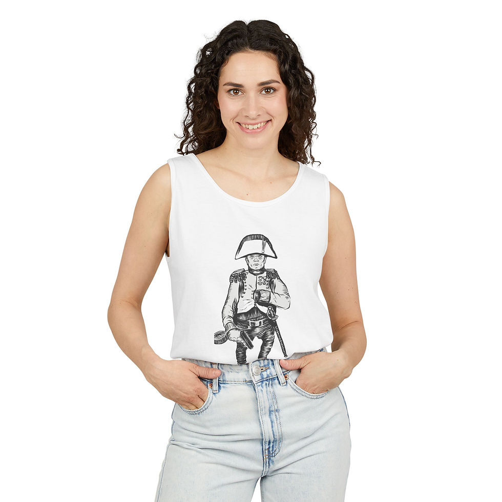 Thumbnail: Unisex Garment-Dyed Tank Top "Napoleon"