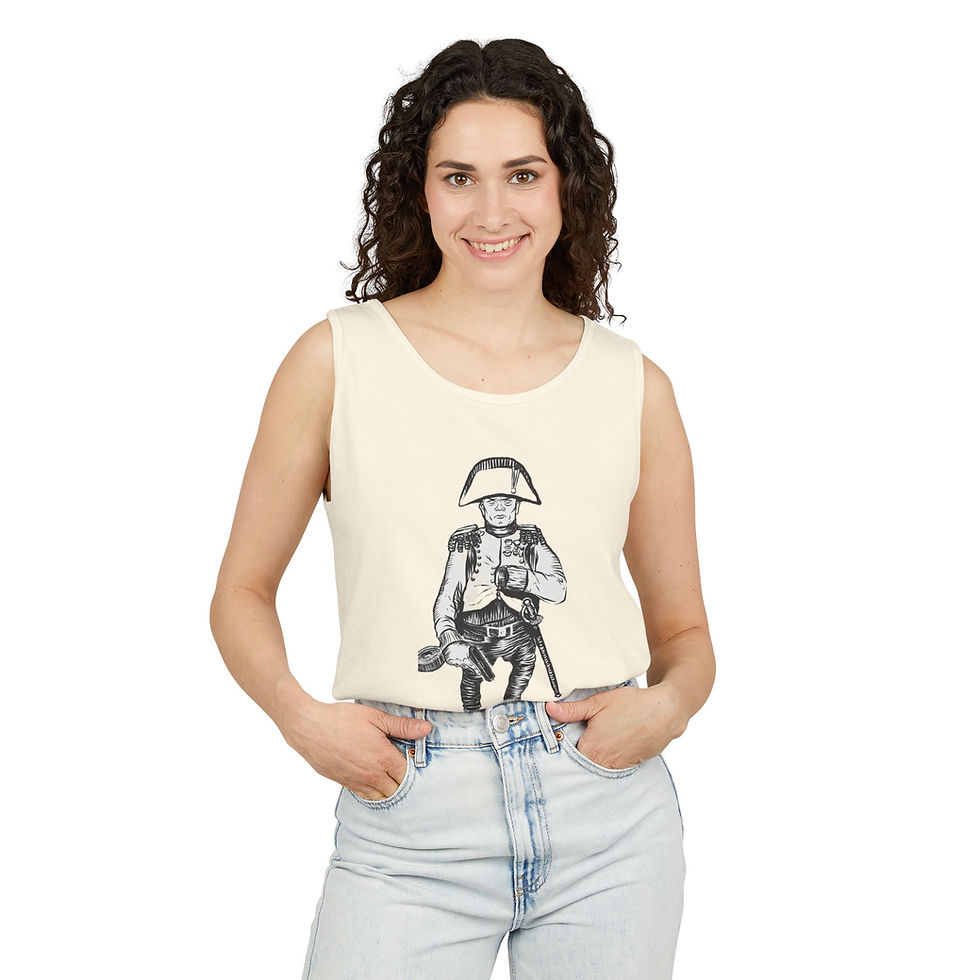 Thumbnail: Unisex Garment-Dyed Tank Top "Napoleon"
