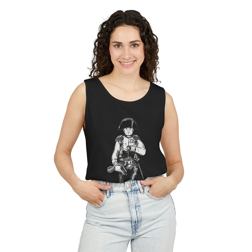 Thumbnail: Unisex Garment-Dyed Tank Top "Napoleon"