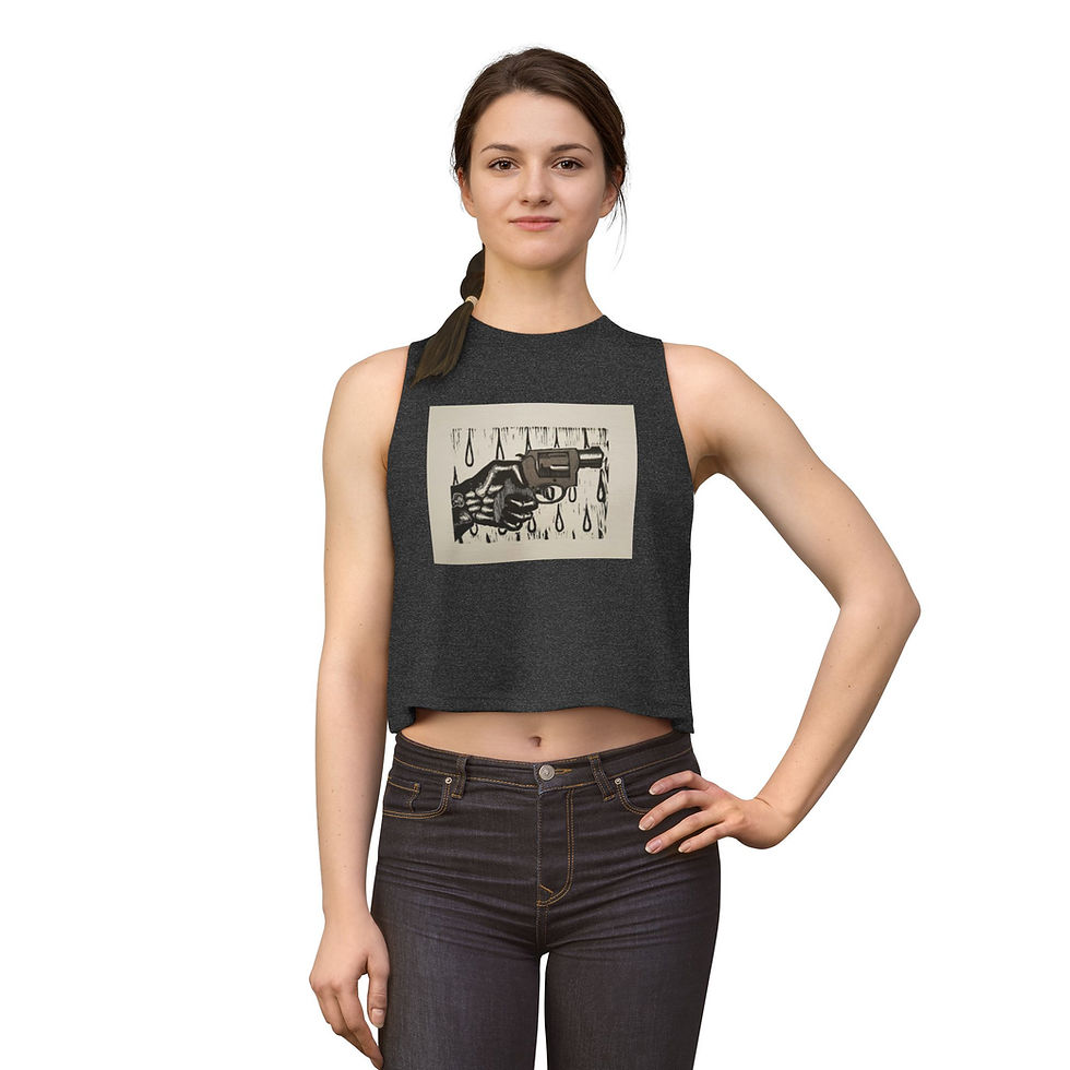 Thumbnail: Women's Crop Top "Hand Pistol"