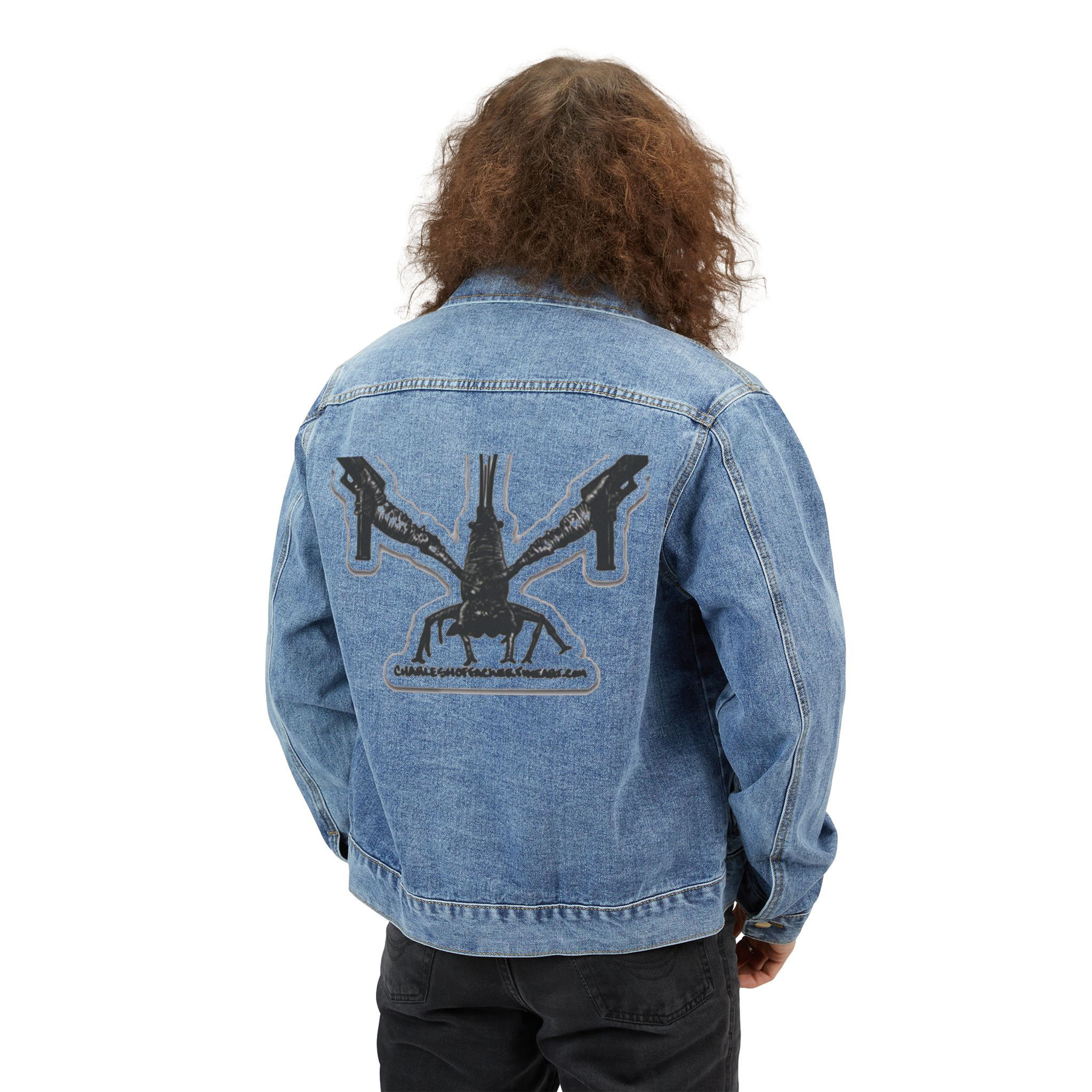 Unisex Denim Jacket "Crawfish with AK"