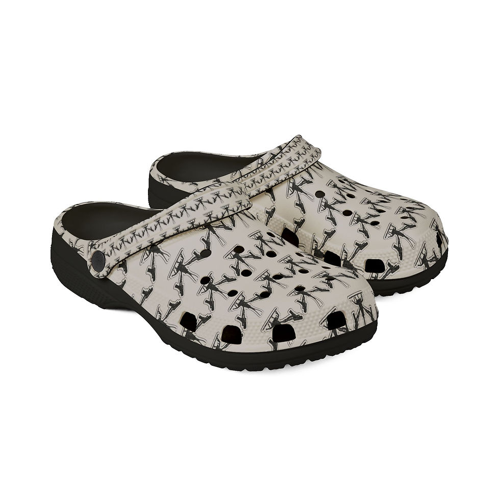 Thumbnail: EVA Foam Rubber Shoes (AOP) "Crawfish with AK"
