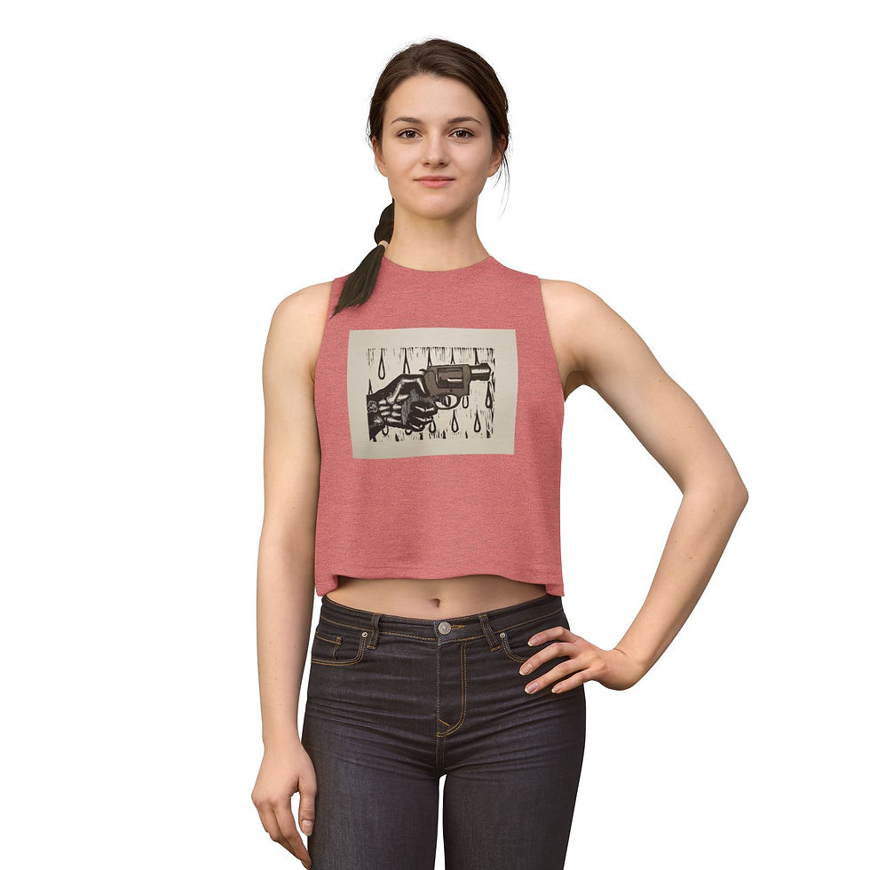 Thumbnail: Women's Crop Top "Hand Pistol"