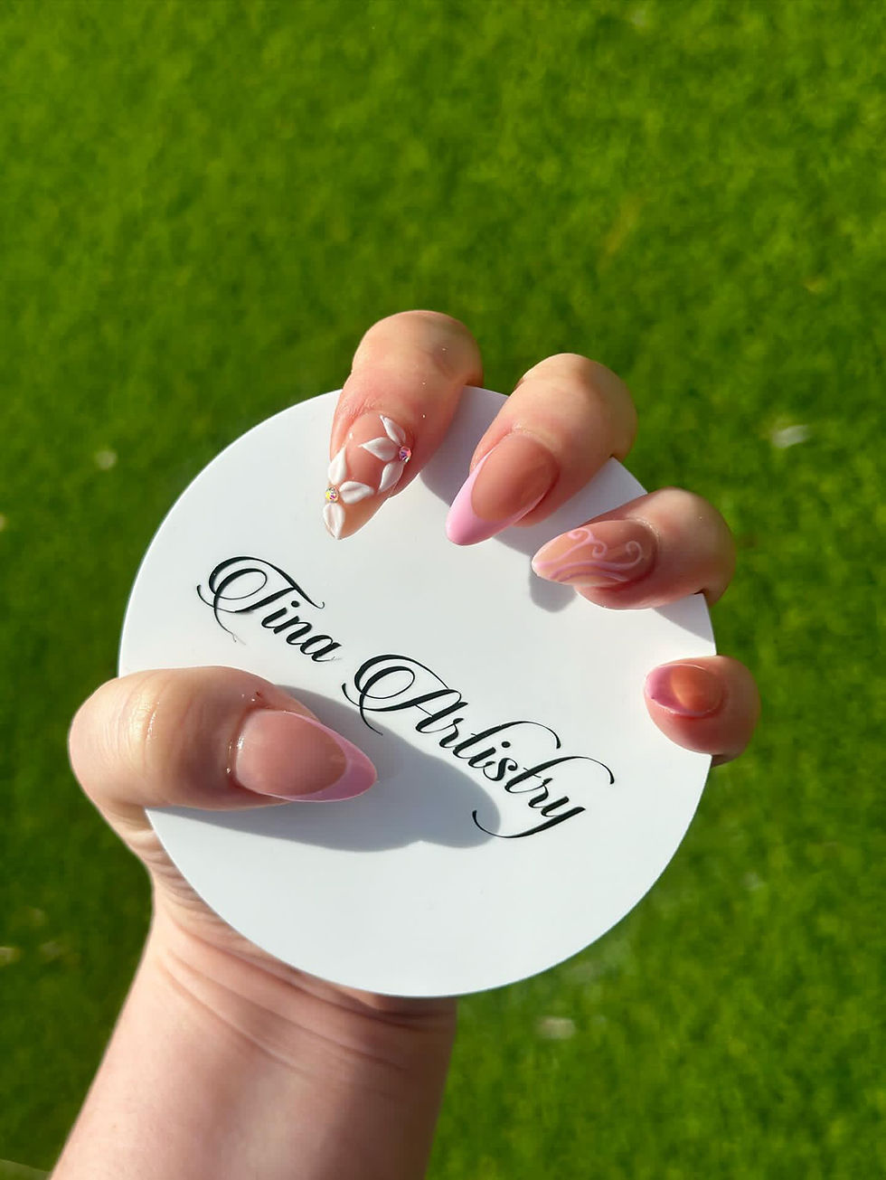 Custom Business Nail Art Photo Prop