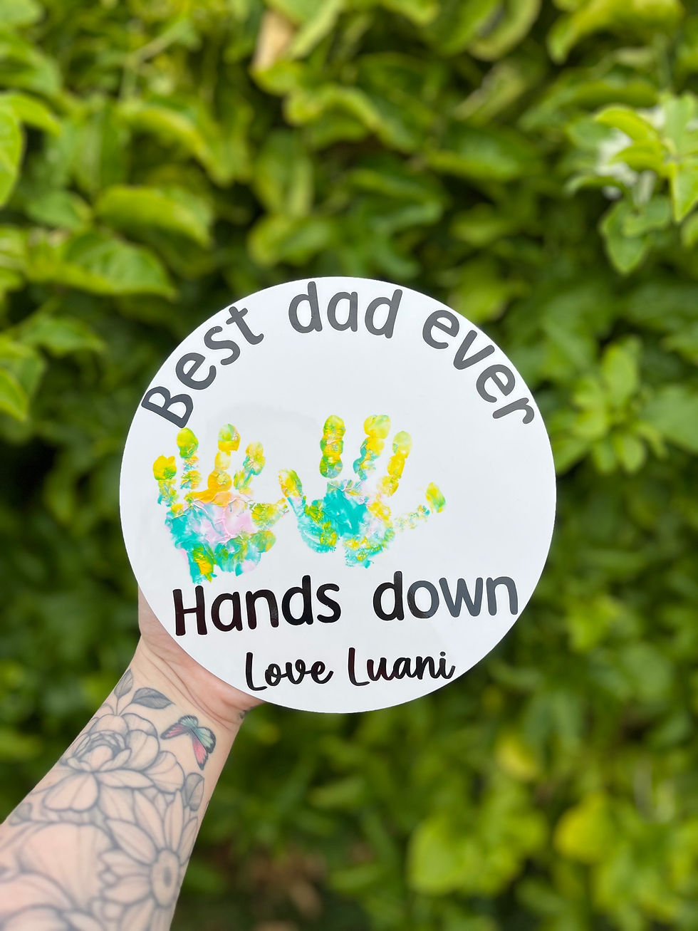 Hand Print Acrylic Sign D.I.Y Kit