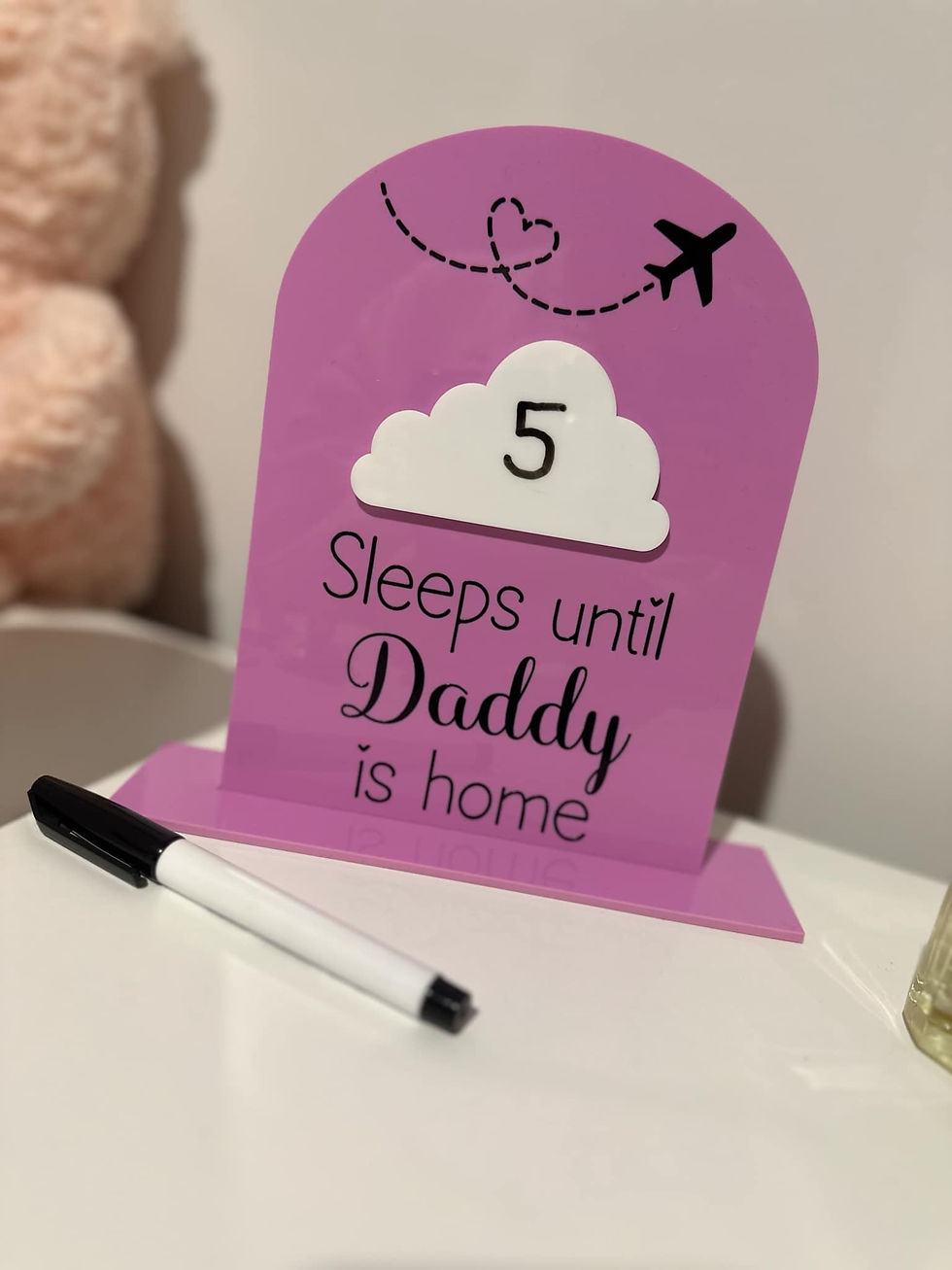 Thumbnail: FIFO Countdown White Board/Erasable Sign