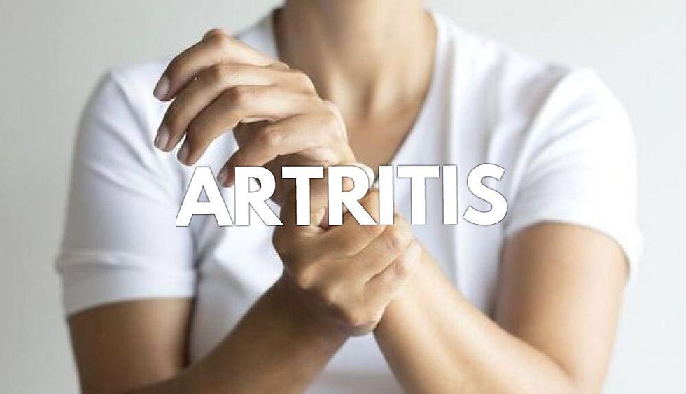 Artritis, falta de agua.