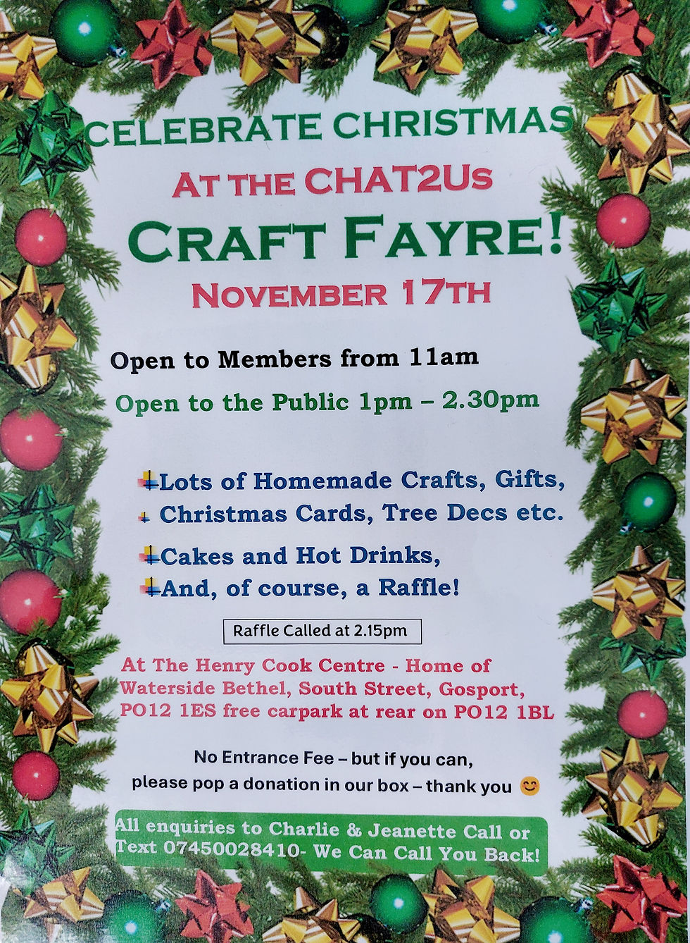 Christmas Craft Fayre