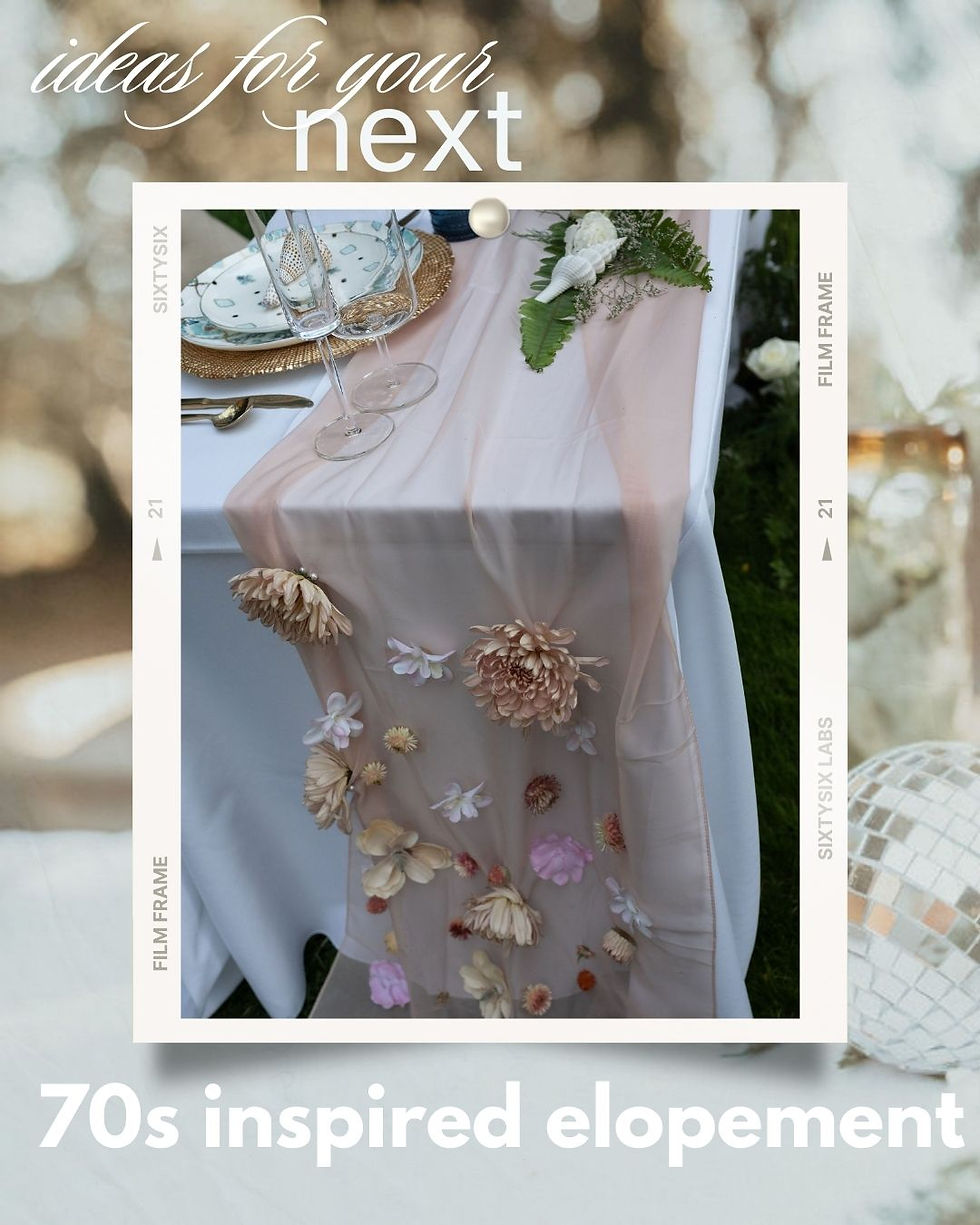 ideas f or your next 70s inspired elopement