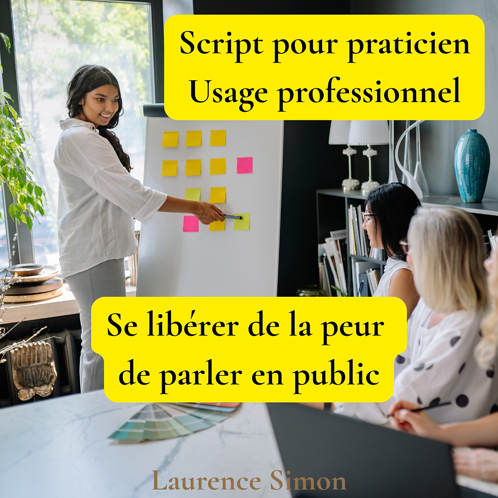 Script hypnotique : se libérer de la peur de parler en public
