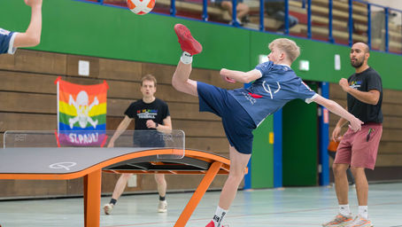 Challenger Teqball League Tag 2: Petzold und Wilke in Viertelfinale