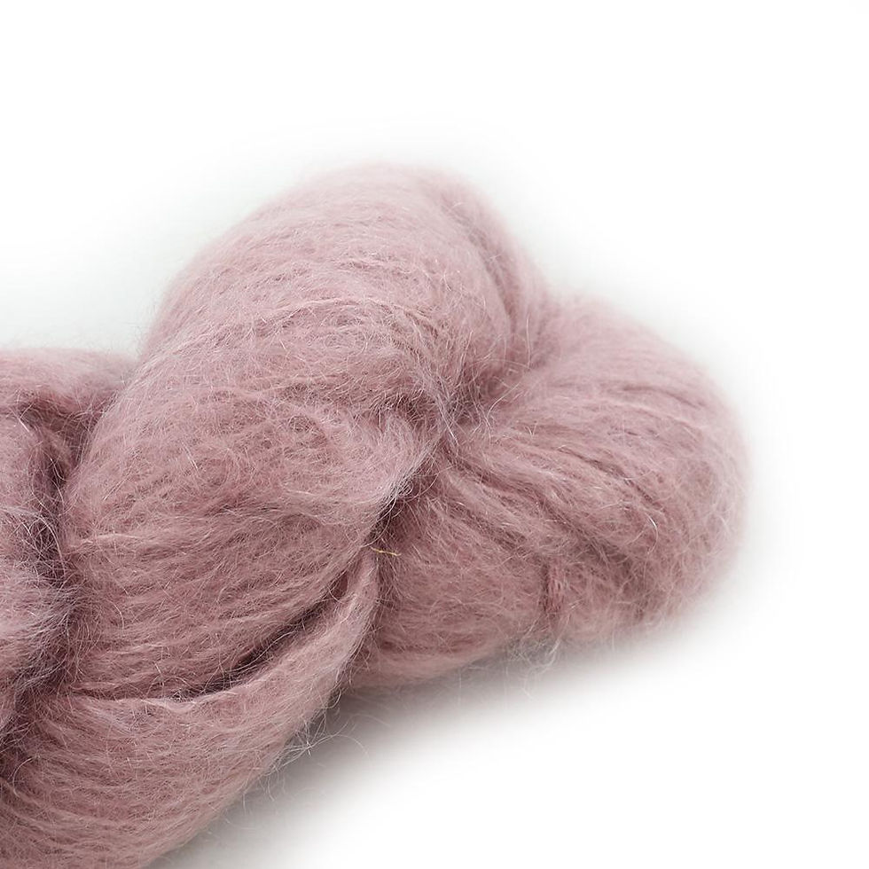 Fluffy Mohair - Faded Rose