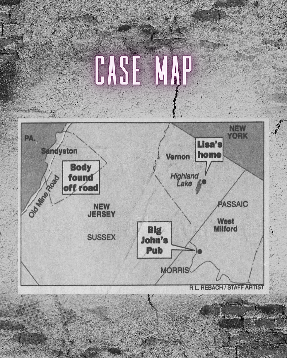 Lisa McBride case map