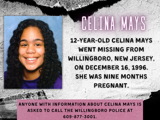 Missing: Celina Mays