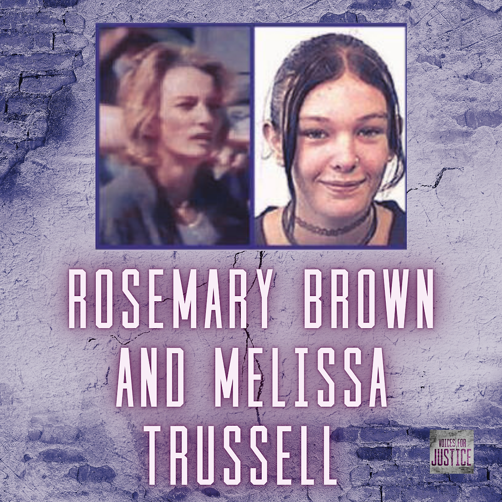 Rosemary Brown and Melissa Trussell Voices for Justice Podcast