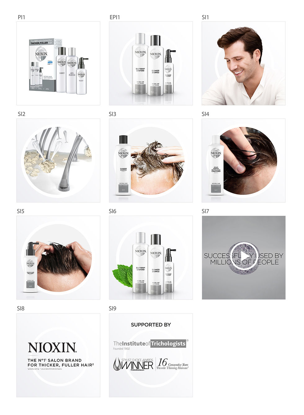 Miniature : NIOXIN | Effective Thinning Hair & Scalp Solutions - 3 Step System Pack