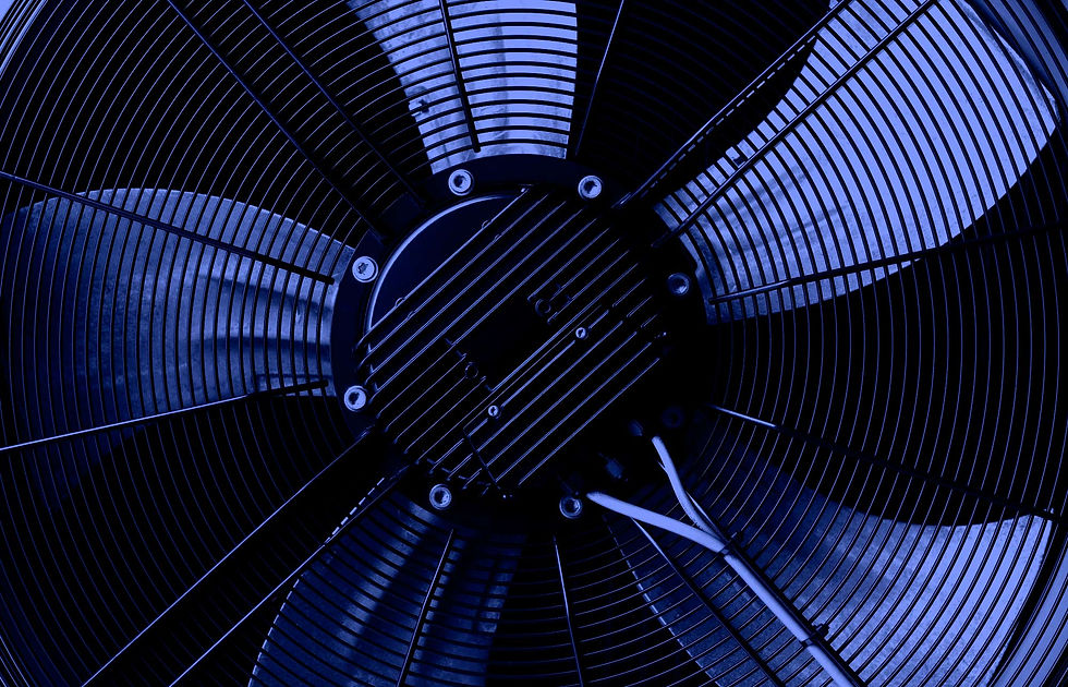 An electric air conditioning fan