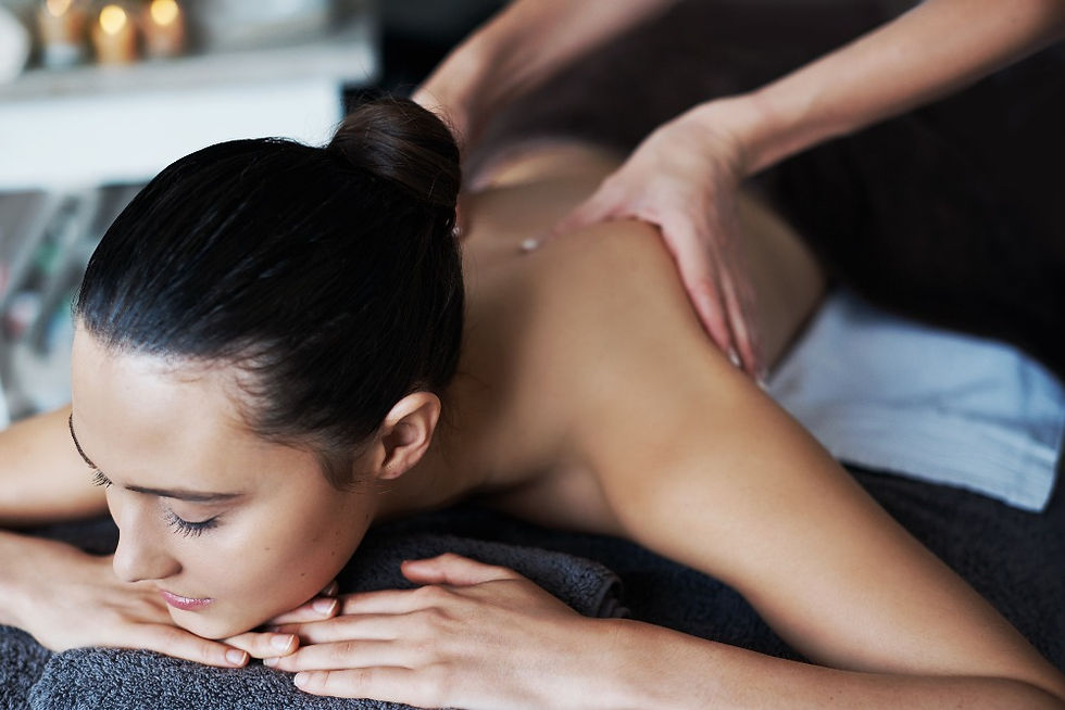 woman having a massage