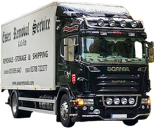 Truck in profile