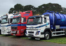 Fleet of trucks
