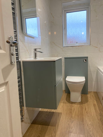 modern bathroom suite