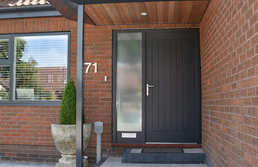 St Margarets - Cottingham - front door and extension