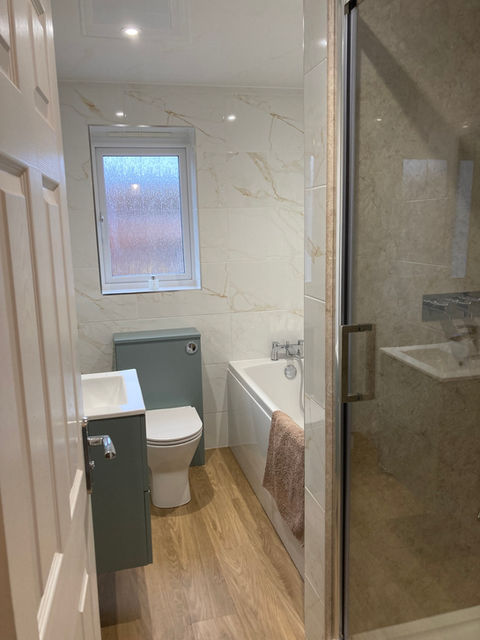 modern bathroom suite