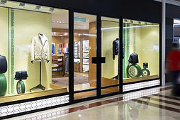 Clothes shop storefront