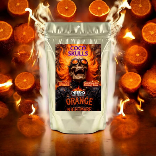Coco Skulls-Orange Nightmare | Inferno Candy Co