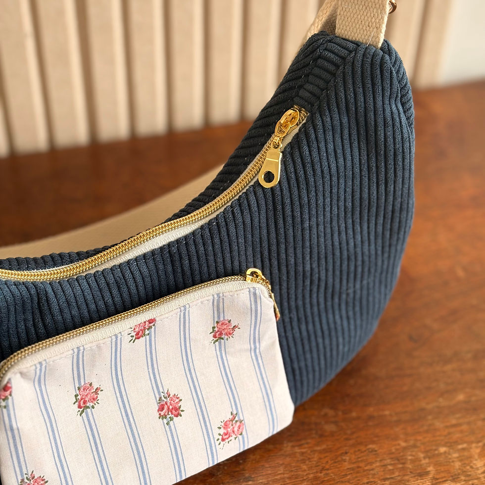 Miniature : Sac demi-lune — Avec ou sans poche nomade
