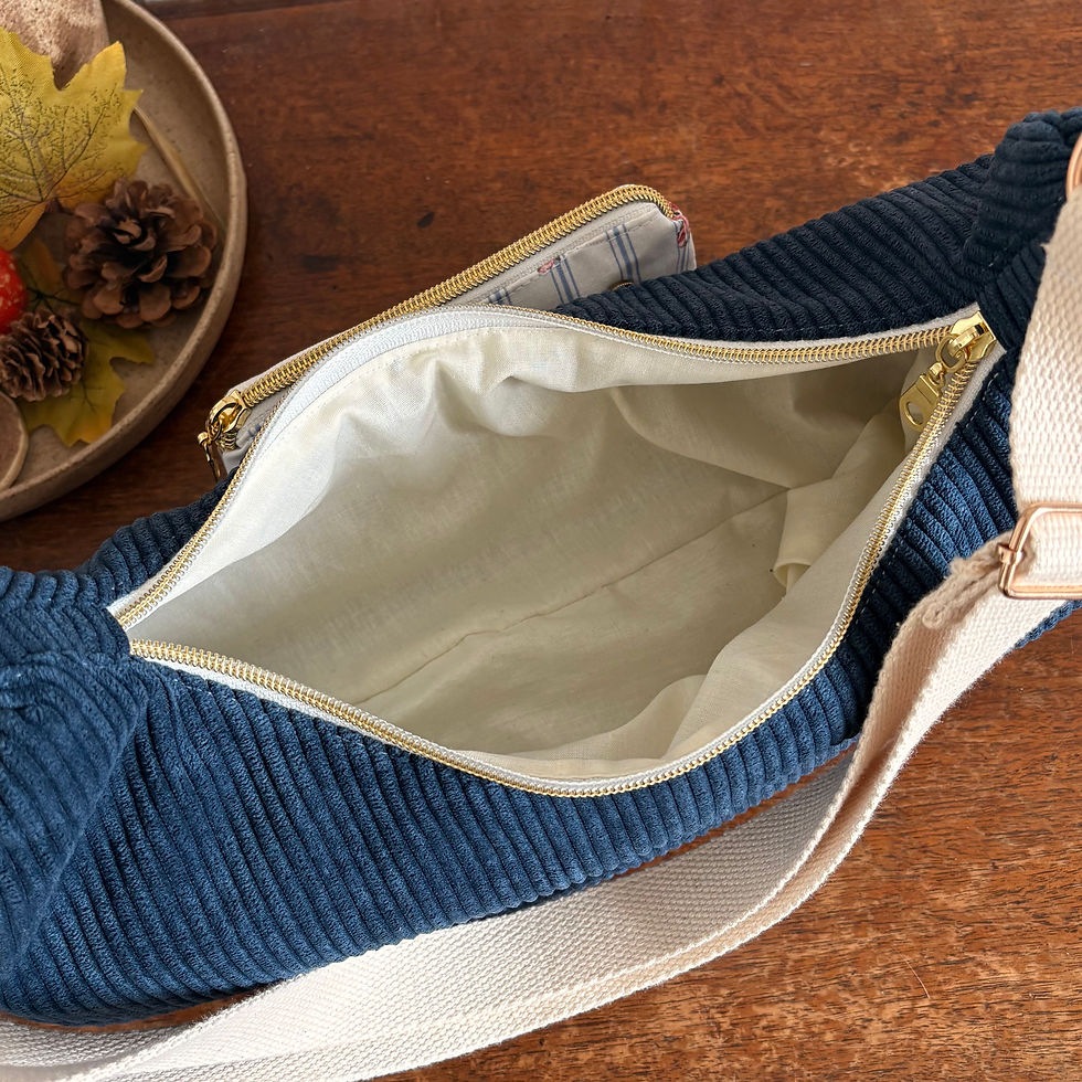 Miniature : Sac demi-lune — Avec ou sans poche nomade