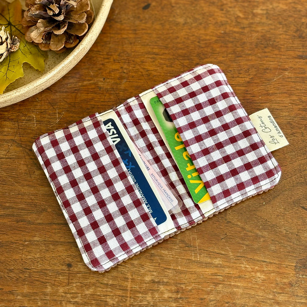 Miniature : porte-cartes velours