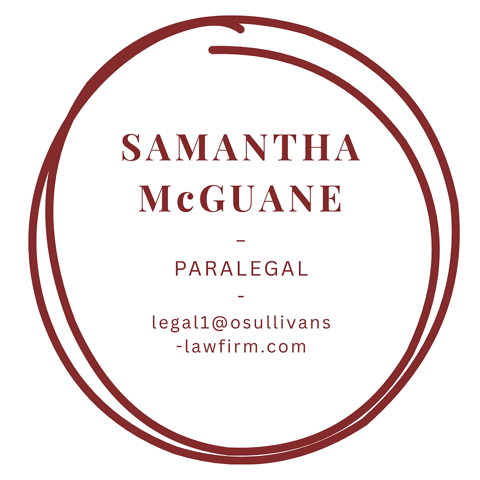 Samantha McGuane Paralegal