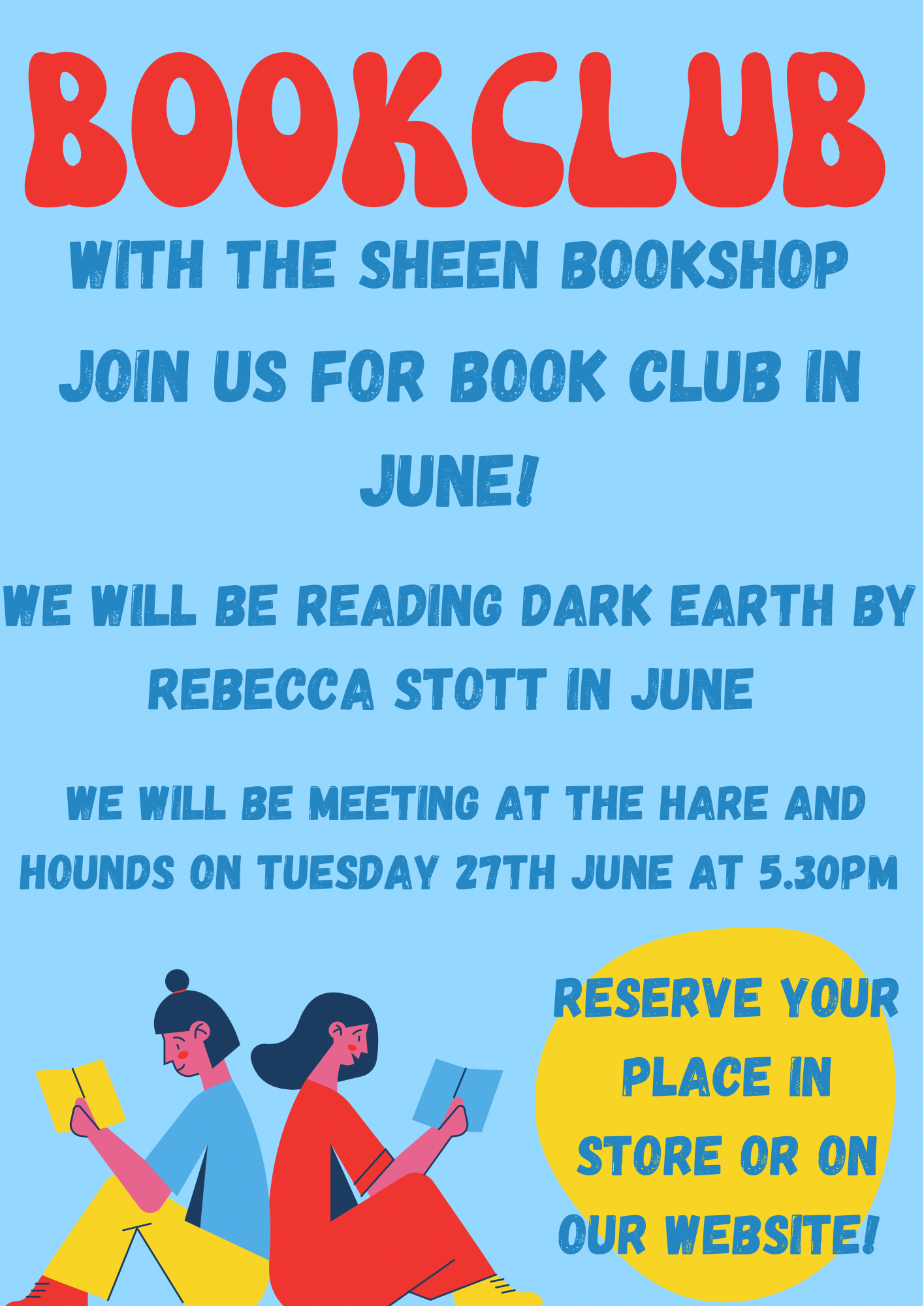 Book Club: Book & Place Reservation