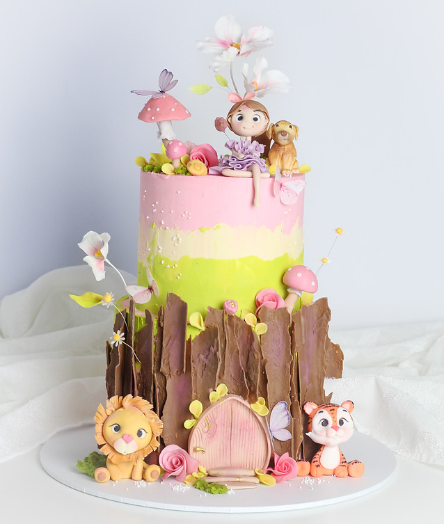 Jungle Birthday cake